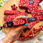 Poppy Toadstool Polkas Dog Collar, thumbnail 3 of 9