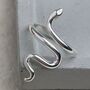 Sterling Silver Snake Ring, thumbnail 3 of 3
