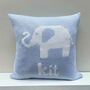 Personalised Knitted Elephant Cushion, thumbnail 4 of 12