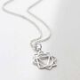 Sterling Silver Large Solar Plexus Chakra Necklace, thumbnail 1 of 4