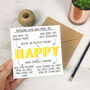 Personalised 'Reasons Why You Make Me Happy' Card, thumbnail 1 of 3