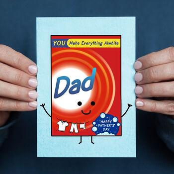 Funny Washing Powder Father's Day Card, 3 of 3
