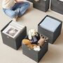 Six Pack Collapsible Storage Boxes With Handles, thumbnail 1 of 10