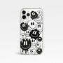 Happy Face Black And White Phone Case For iPhone, thumbnail 8 of 8