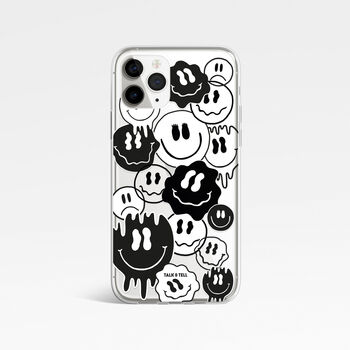 Happy Face Black And White Phone Case For iPhone, 8 of 8