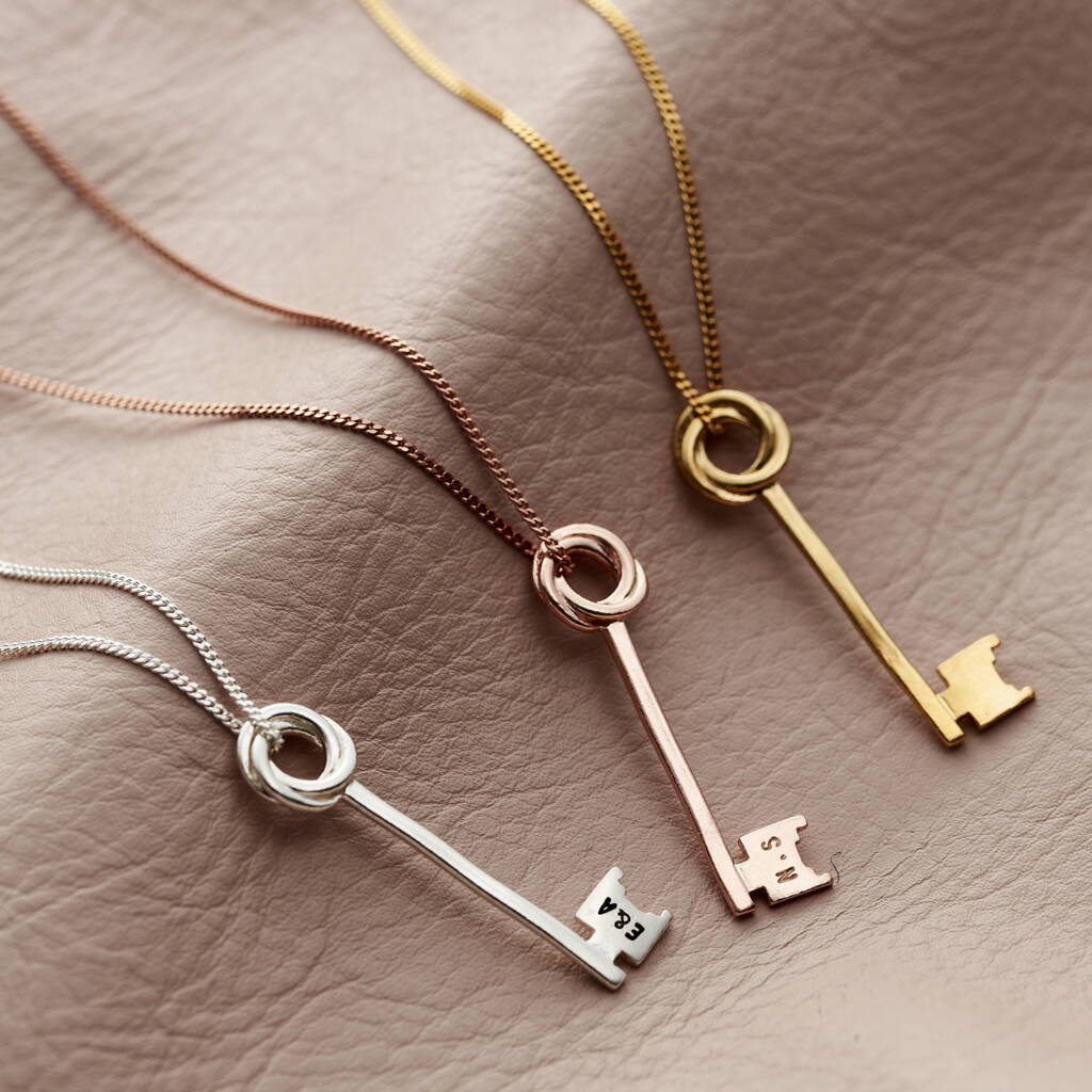 Personalised Key Necklace By Posh Totty Designs | notonthehighstreet.com