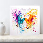 Colourful Anniversary Butterflies Card, thumbnail 1 of 12