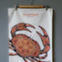 Crab Tea Towel | 100% Cotton | Made In England, thumbnail 7 of 8