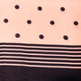 Baby Pink And Black Polka Dot Scarf, thumbnail 3 of 4