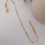 Gold Plated Silver Thread Minimalistic Bracelet, thumbnail 2 of 3