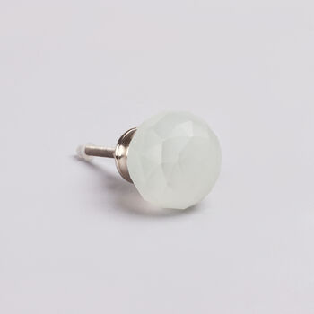 G Decor Diamond Sphere Stylish Matt Glass Knobs, 5 of 9