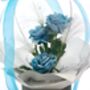 Congratulations Baby Boy Floral Gift In A Balloon, thumbnail 4 of 4