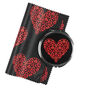 Red Heart Valentines Compact Mirror And Lens Cloth, thumbnail 6 of 9