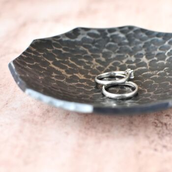 Ten Sided Iron Dish Patterned With Choice Of Finish, 7 of 11