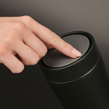 Circular And Co Travel Mug Made From Recycled Stainless Steel 12oz Ink Black, 8 of 8