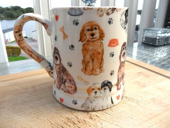 Tankard Mug In Cockerpoo Design, 6 of 11