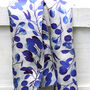 Honesty Print Long Double Sided Silk Scarf, thumbnail 7 of 12