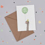 Ostrich 2nd Birthday Card, thumbnail 1 of 3