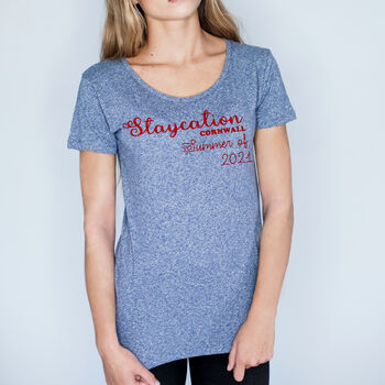 Personalised Staycation T Shirt, 2 of 4