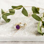 Gold Plated Druzy Stone Rings, thumbnail 4 of 8