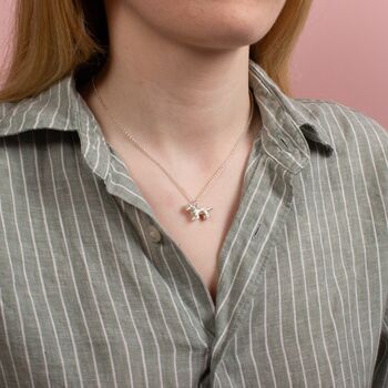 Personalised Shih Tzu Sterling Silver Necklace, 3 of 10