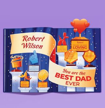 The Best Dad Ever! Personalised Father's Day Gift Book, 3 of 7