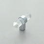 Clear Glass Cabinet Bar Handles With Chrome Finishs, thumbnail 3 of 8