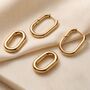 Convertible Paperclip Drop Earrings In Gold Or Silver, thumbnail 6 of 7