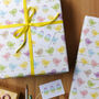 Pastel Chicks Easter Wrapping Paper, thumbnail 2 of 5