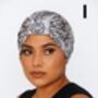 Satin Lined Turban Headwrap – Protective Chemo And Hair Loss Headwear, thumbnail 10 of 10