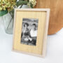 Textured Wooden Picture Frame For 4x6 Image, thumbnail 1 of 5
