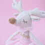 Personalised Pink Reindeer Toy, thumbnail 3 of 5