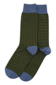 Dash Men’s Socks Bundle – Orange And Sage, 7 of 7