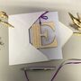 Personalised Initial Letter Mother’s Day Card, thumbnail 2 of 6