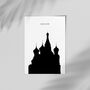Saint Basil's Cathedral Moscow Poster, thumbnail 2 of 3