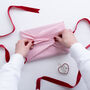 Luxury Reusable Gingham Fabric Gift Wrap, thumbnail 4 of 7