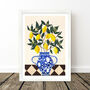 Still Life Vase Of Flowers Print Set, thumbnail 7 of 11