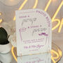 Modern Arch Wedding Photo Booth Sign, thumbnail 1 of 5