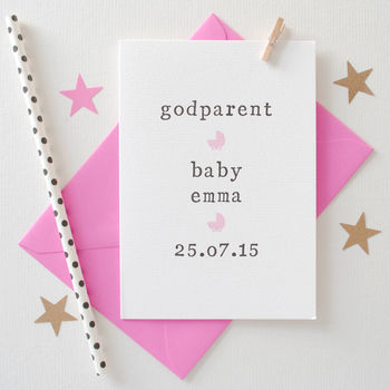 Personalised Godparent Card, 2 of 3