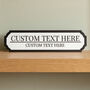 Personalised Small Custom Acrylic Road Wall Sign Plaque, thumbnail 4 of 5