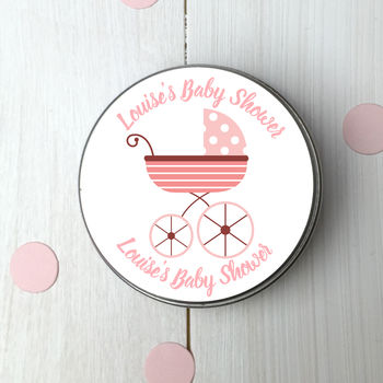 15 Personalised Baby Shower Favour Tins, 3 of 5