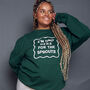 Only Here For The Sprouts Christmas Sweatshirt, thumbnail 2 of 7