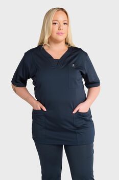Natasha Ultimate Comfort Fleece Lined Scrub Top, 6 of 6