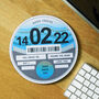 Personalised Tax Disc Mouse Mat, thumbnail 7 of 8