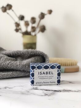 Isabel Handmade Soap, Rosewater And Cedar, 2 of 3
