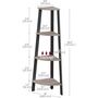 Antique Corner Four Tier Shelf Rack, thumbnail 11 of 12