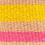 Fluoro Yellow And Pink Stripe Storage Baskets, thumbnail 5 of 8