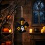 Handmade Felt Haunted House Halloween Decoration, thumbnail 1 of 10