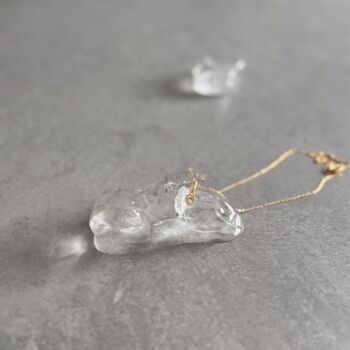 April Birthstone Diamond Gold Plated Necklace, 2 of 10