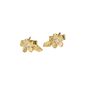 Diamond Cherry Blossom Stud Earrings, 18ct Gold, thumbnail 1 of 6